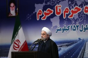 مراسم افتتاح قطعه نخست طرح آزادراه عظیم حرم تا حرم
