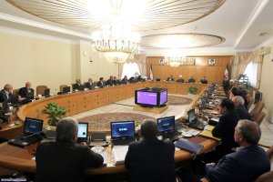 اولین جلسه هیات دولت در سال 1394