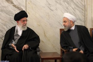 مراسم ترحیم والده رییس جمهوری با حضور رهبر معظم انقلاب اسلامی