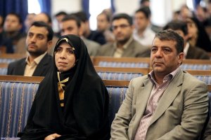 دیدار نوروزی خانم امین زاده با کارکنان