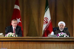 نشست مطبوعاتی روسای جمهوری ایران و ترکیه