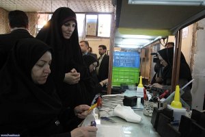 مولاوردی در مرکز آموزش و توانبخشی حرفه ای معلولان کورس