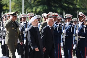 مراسم استقبال رسمی ازرییس جمهوری افغانستان