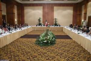 دکتر روحانی در جمع علما، بزرگان، فرهیختگان و دانشگاهیان اندونزی