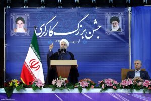 رییس جمهوری در جشن بزرگ کارگری