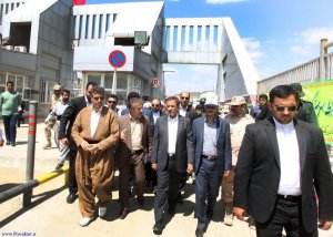 سفر به استان کردستان - بازدید از پایانه مرزی باشماق