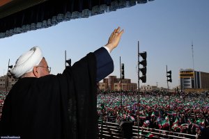 حضور در اجتماع بزرگ مردم غرب استان تهران