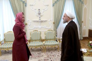 دیدار با خانم موگرینی نماینده عالی اتحادیه اروپا
