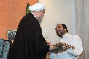 حضور در منزل جانباز غلامرضا حیدری