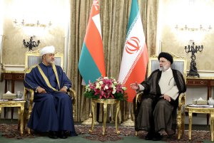 المحادثات الثنائیة بین الرئیس الایرانی و السلطان العمانی