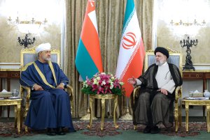 دیدار دوجانبه رئیس جمهور ایران و سلطان عمان
