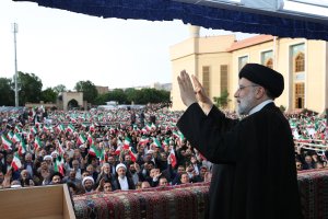 حضور دکتر رئیسی در اجتماع باشکوه مردم تبریز