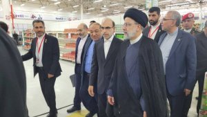 تفقد رئیس الجمهوریة متجر مغاسیس الایرانی بالعاصمة کاراکاس