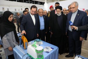 بازدید از نمایشگاه محصولات دانش بنیان و فناورانه ایرانی