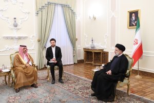 دیدار وزیر خارجه عربستان سعودی با آیت‌الله رئیسی
