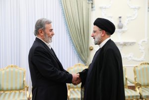 دیدار رهبران جهاد اسلامی فلسطین با دکتر رئیسی