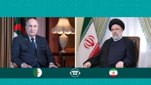 الدکتور رئیسی: من واجب الأمة الإسلامية ان تعارض بفاعلية إساءة بعض الدول الغربية للقرآن الكريم و العدوان الصهيوني/ أکد الرئیس الجزائری علی دعم الهویة الاسلامیة و رغبة بلاده لتطویر العلاقات مع ایران فی کافة المجالات