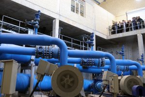 افتتاح فاز اول طرح آب‌رسانی به شهرستان‌های بم و بروات