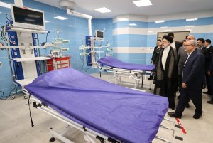 افتتاح و بازدید از بخشهای مختلف بیمارستان 821 تختخوابی غدیر
