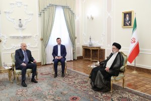 دیدار وزیر امور خارجه الجزایر با رئیس جمهور