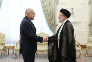 دیدار وزیر امورخارجه الجزایر با رئیس جمهور