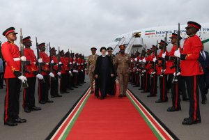 Arrival in Kenya