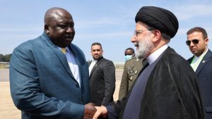 Dr Raisi enters Uganda
