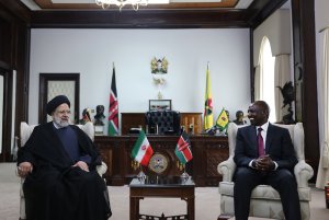 امضای دفتر یادبود و مذاکرات خصوصی روسای جمهور ایران و کنیا