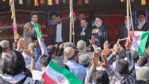 Dr Raisi appears in the community of Kohgiluyeh and Boyer Ahmad tribes in Saqaveh Plain
