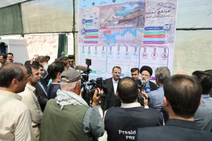 مصاحبه در حاشیه افتتاح سد چمشیر