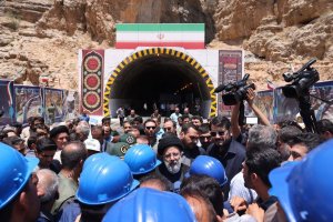 پروژه ملی محور ترانزیتی «پاتاوه - دهدشت» با حضور دکتر رئیسی افتتاح شد
