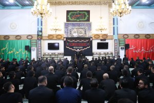 مراسم عزاداری شب شهادت اباعبدالله الحسین (ع) با حضور دکتر رئیسی برگزار شد
