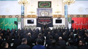 Mourning ceremony of the night of martyrdom of Imam Hussein (AS) held with the presence of Dr Raisi
