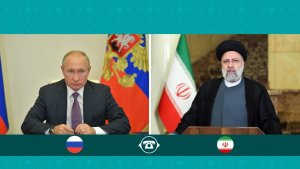 President thanks Russian counterpart for expressing sympathy for terrorist attack in Shahcheragh shrine/ Emphasis on implementation of various cooperation projects, especially in transit, energy sector
