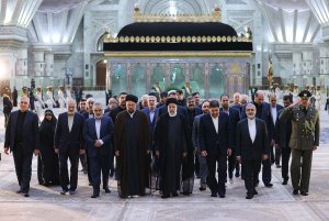 تجدید میثاق رئیس جمهور و اعضای هیئت دولت با آرمان‌های امام راحل و شهدای انقلاب اسلامی
