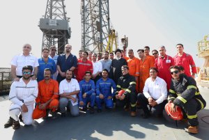 بازدید از سکوی فاز 11 میدان گازی پارس جنوبی