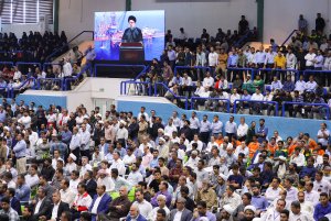 مراسم آغاز تولید گاز از فاز 11 میدان مشترک پارس جنوبی