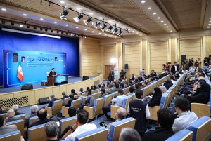 Press conference with the media