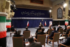 دیدار رئیس‌جمهور و اعضای هیئت دولت با رهبر معظم انقلاب اسلامی