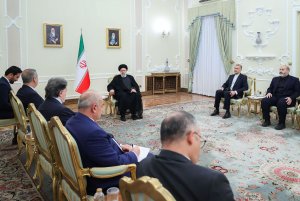 دیدار وزیر خارجه ترکیه با رئیس جمهور