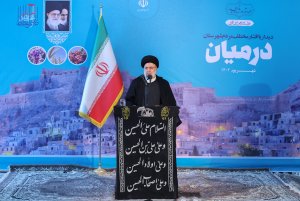 حضور در اجتماع پرشور مردم شهرستان درمیان