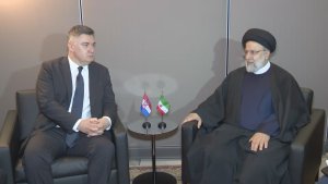 دیدار روسای جمهور ایران و کرواسی