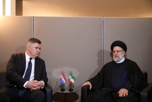 دیدار روسای جمهور ایران و کرواسی