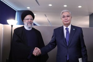 Presidents of Iran and Kazakhstan meet