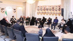 Pure blood of martyrs cornerstone of country's security, authority/ People's non-association with enemy, rioters one of blessings of the blood of security defender martyrs/ Families of martyrs should demand resolution of problems from position of owners of the system, revolution
