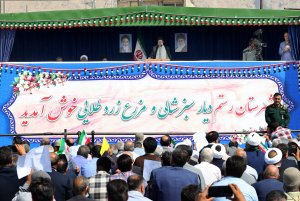 حضور رئیس جمهور در اجتماع باشکوه مردم شهرستان رستم