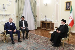 دیدار وزیر خارجه ترکیه با رئیس جمهور