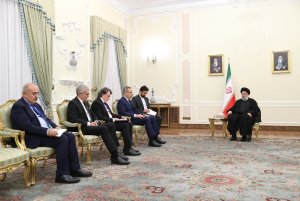 دیدار وزیر امور خارجه ترکیه با رئیس جمهور