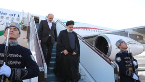 Dr Raisi arrives in Tashkent
