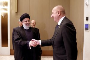 دیدار روسای جمهور ایران و آذربایجان